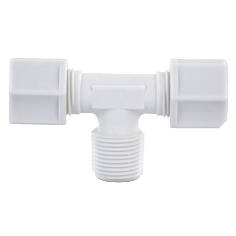 JACO 60-8-8-P-O Polypropylene Male Branch Tee 1/2 OD Tube x 1/2 MPT