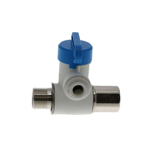 John Guest Angle Stop Adapter Valve Lead-Free - 3/8 x 3/8 x 1/4