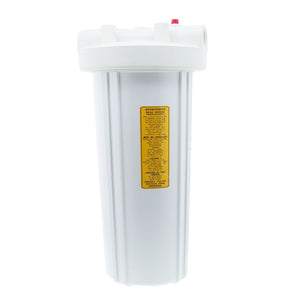 Watts Flowmatic 20" Full Flow Water Filter Housing White/White w/ PR