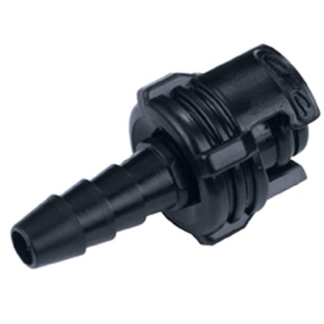 SMM02MBLK Non-Valved Inline Coupling Insert 1/8 Hose Barb