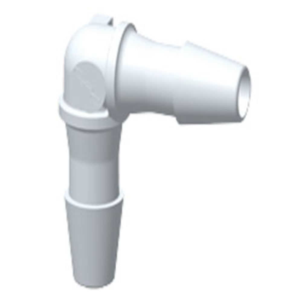 HE470 Elbow Fitting Natural PVDF 1/8 HB x 1/8 HB