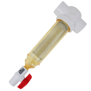 Rusco Chemically Resistant Spin Down Filter T Style 1-1/2" SS - 100 Mesh [152 micron]