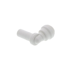 John Guest Stem Elbow Connector Polypro - 3/8 Stem x 1/4