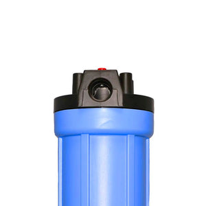 Pentek 150069 20" Standard Water Filter Housing Black/Blue w/ PR - 3/4" FPT