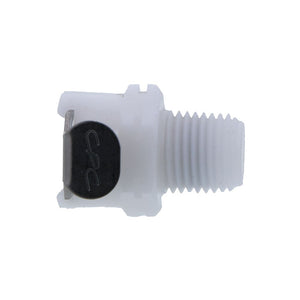 PLCD10004BSPT Valved Male Thread Coupling Body 1/4 BSPT