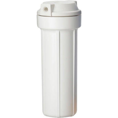 Pentair 158739 10" Slim Line Flat Cap Filter Housing 1/4 White Sump No PR - Fresh Water Systems